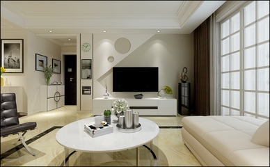 6萬元打造148平米現代簡約三居室——青島裝修設計案例解析